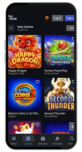 ThorFortune mobiel casino