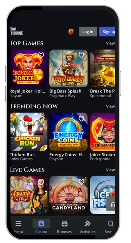 Thor Fortune casino gratis spins
